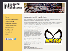 Tablet Screenshot of norwichpopsorchestra.co.uk